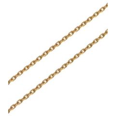 Chaine Or Jaune 375 maille forçat 1.4mm - 45cm