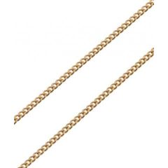 Chaine Or Jaune 750 maille gourmette 1.0mm - 40cm