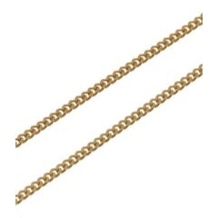 Chaine Or Jaune 750 maille gourmette 1.6mm - 40cm