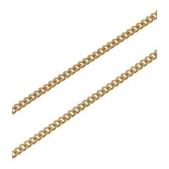 Chaine Or Jaune 750 maille gourmette 1.6mm - 50cm