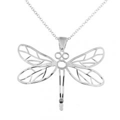 Collier Argent 925 et Libellule
