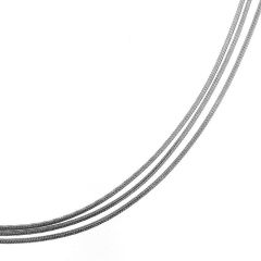 Collier Argent Rhodié 3 rangs