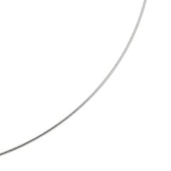 Collier Maille Omega Dévissable en Or Blanc 375