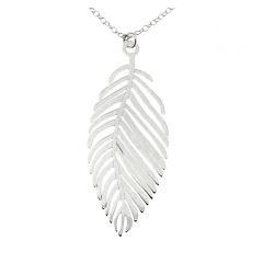 Collier Plume Argent 925