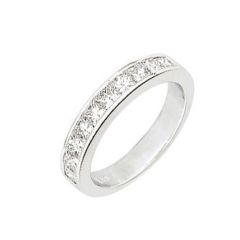 Demi Alliance Diamant Princesse 1.00 carat