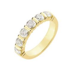 Demi Alliance Diamant serti barrettes 1.50 carat
