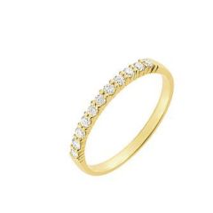 Demi Alliance Diamant serti griffes 0.20 carat