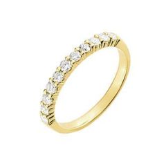 Demi Alliance Diamant serti griffes 0.40 carat