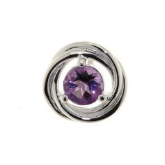 Pendentif Argent 925 Améthyste 7mm