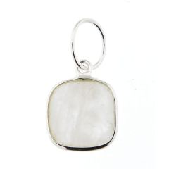 Pendentif Argent 925 Labradorite Coussin 10x10mm