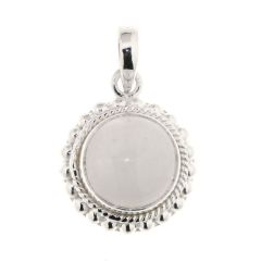 Pendentif Argent 925 Labradorite Ronde 12mm