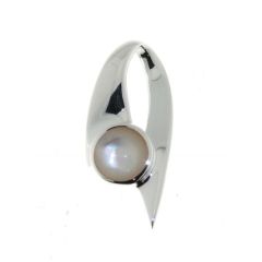 Pendentif Argent 925 Nacre Blanche