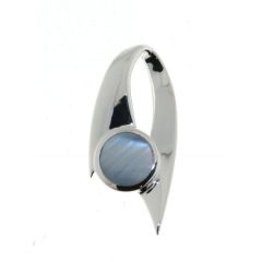 Pendentif Argent 925 Nacre bleue