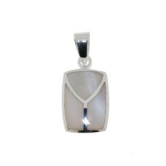 Pendentif Argent 925 Nacre