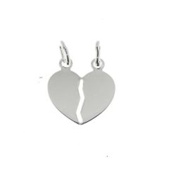 Pendentif Argent Coeur a Découper