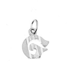 Pendentif Argent Lettre G - Initiale G