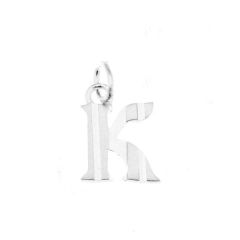 Pendentif Argent Lettre K - Initiale K
