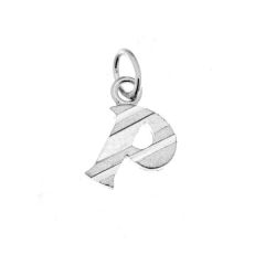 Pendentif Argent Lettre P - Initiale P