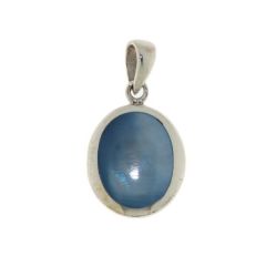 Pendentif Argent Nacre Blaue