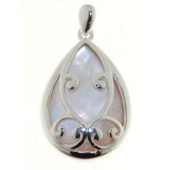 Pendentif Argent Nacre