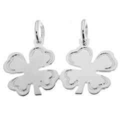 Pendentif Argent Trèfle à quatre feuilles
