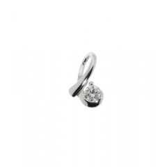 Pendentif Diamant Or Blanc 0.106 carat