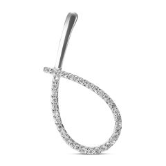 Pendentif Diamants Or Blanc 0.20 carat