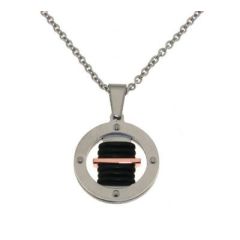 Pendentif et Chaine Acier