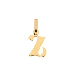 Pendentif Lettre Z / Initiale Z en Or Jaune 375