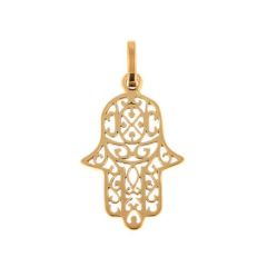 Pendentif Main de Fatma en Or Jaune 375
