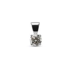 Pendentif Or Blanc Diamant 0.28 carat H Si