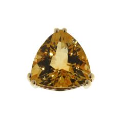 Pendentif Or Citrine