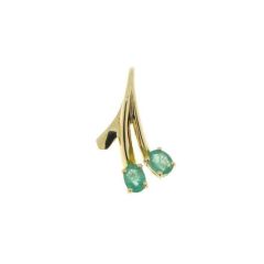 Pendentif Or Emeraude