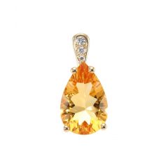 pendentif citrine