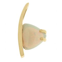 Pendentif Or Jaune 750 Opale Triangulaire