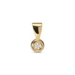 Pendentif Or Jaune Diamant 0.04 carat H Si