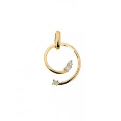 Pendentif Or Jaune Diamant 0.06 carat