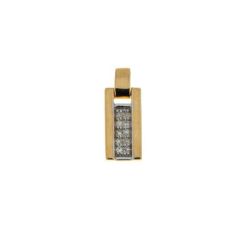 Pendentif Or Jaune Diamants 0.05 carat