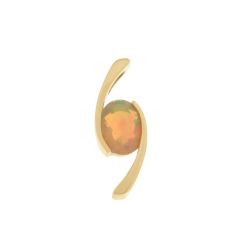 Pendentif Or Jaune Opale 8x6mm