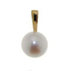 Pendentif Perle 11mm Or Jaune