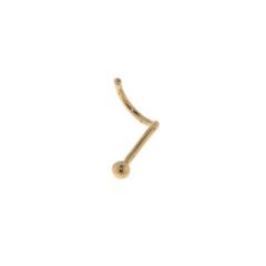 Piercing Nez Or Jaune Boule 2mm