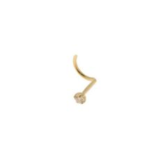 Piercing Or Jaune Diamant 1.5mm