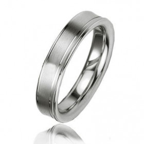  Alliance Prestige Argent 925 Platin&eacute; Largeur : 4.5mm 
