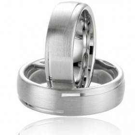  Alliance Prestige Argent 925 Platin&eacute; Largeur : 6.5mm 