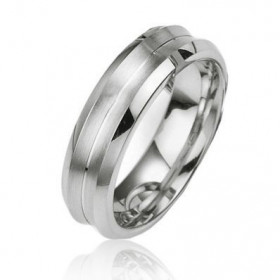 Alliance Argent Platiné 6mm