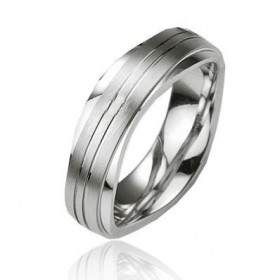 Alliance Argent Platiné 6mm