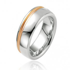  Alliance Prestige Argent 925 Platin&eacute; Plaqu&eacute; Or Largeur : 7mm 