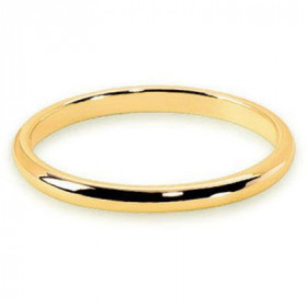 Alliance demi-jonc Or Jaune L alliance classique par excellence Intérieur plat Extérieur bombé Epaisseur standard : 1,3 mm...