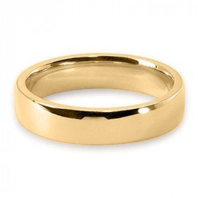  Alliance prestige or jaune Largeur : 4.5mm Face extérieure légèrement bombée Bords droits Intérieur parisien (bombé confo...