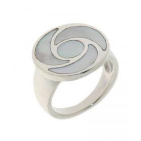 Bague Nacre, monture Argent 925